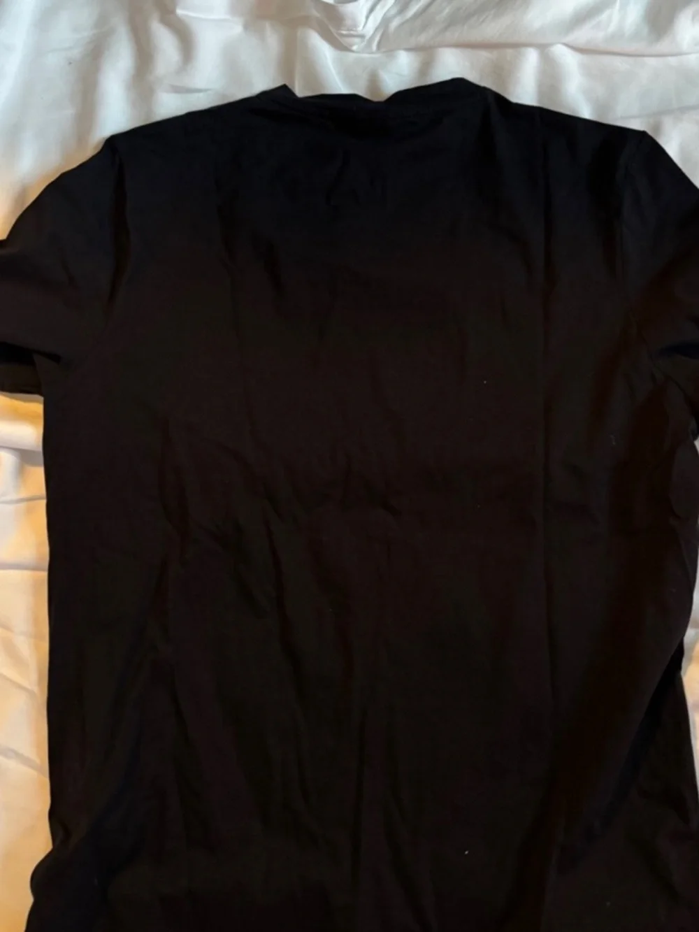 Hugo Boss Black Short-Sleeve Tee with White BOSS Logo - Picture 3 of 3